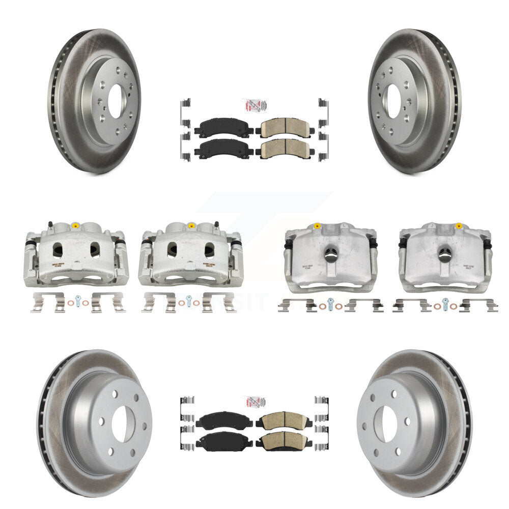 Transit Auto KCG-101678N Disc Brake Kit for 2009-2014 Chevrolet Express 1500, GMC Savana 1500 - Front and Rear product image