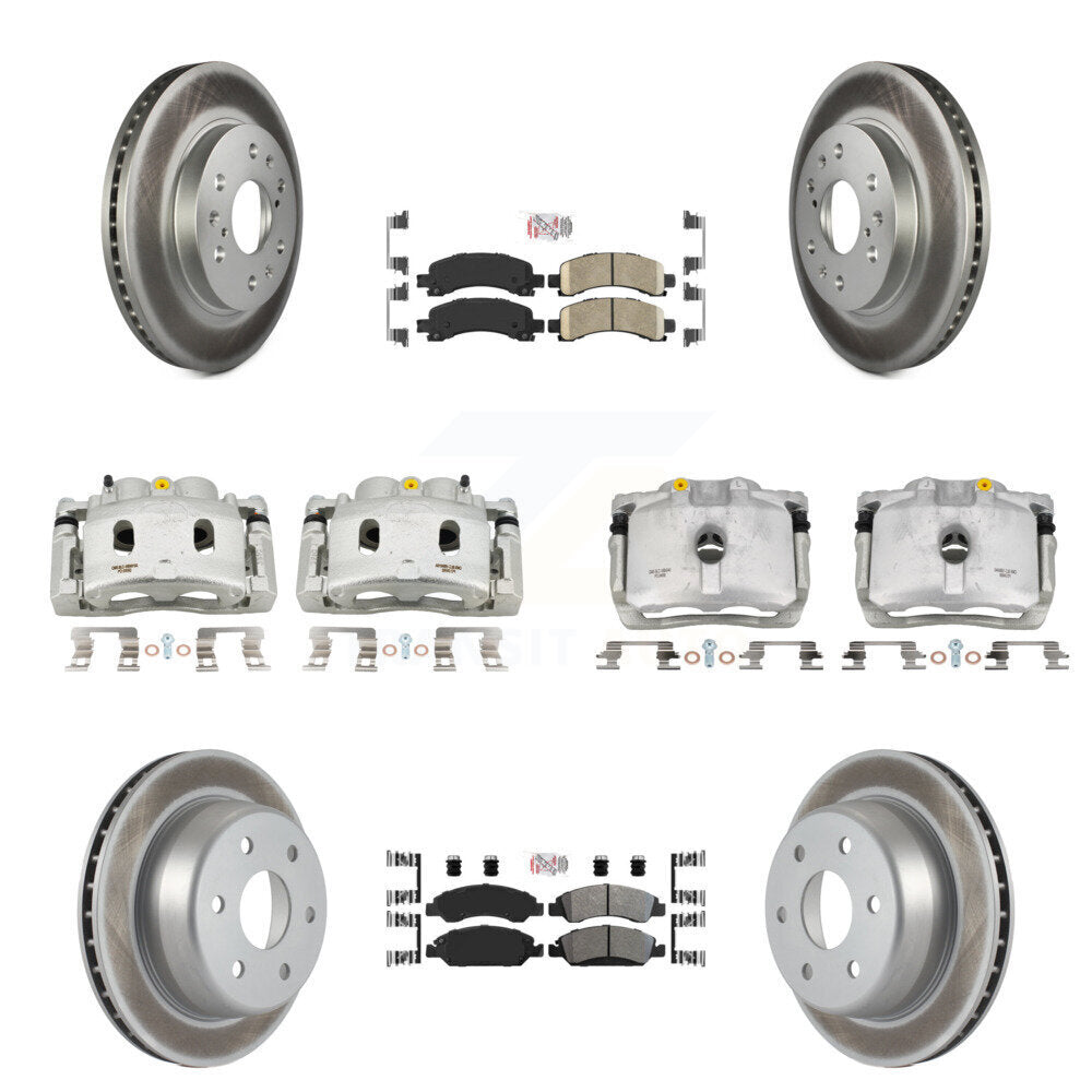 Transit Auto KCG-101679N Disc Brake Kit for 2009-2014 Chevrolet Express 1500, GMC Savana 1500 - Front and Rear product image
