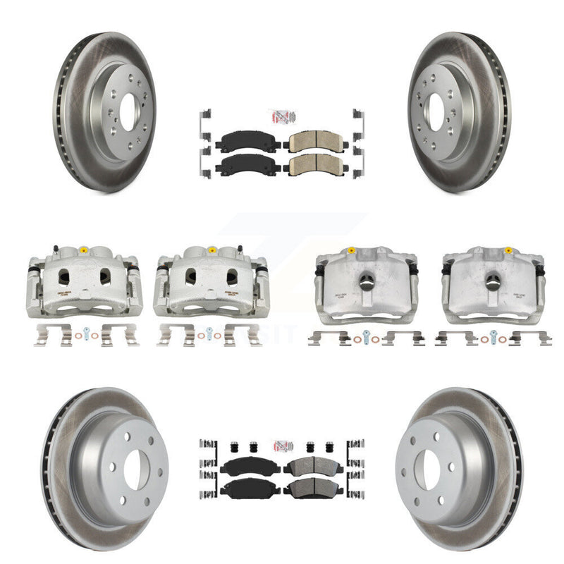 Transit Auto KCG-101679N Disc Brake Kit for 2009-2014 Chevrolet Express 1500, GMC Savana 1500 - Front and Rear product image