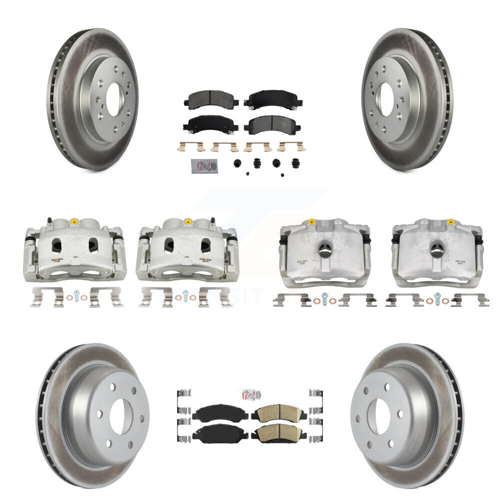 Transit Auto KCG-101681N Disc Brake Kit for 2009-2014 Chevrolet Express 1500, GMC Savana 1500 - Front and Rear product image
