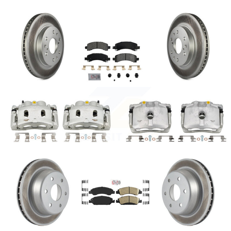 Transit Auto KCG-101681N Disc Brake Kit for 2009-2014 Chevrolet Express 1500, GMC Savana 1500 - Front and Rear product image