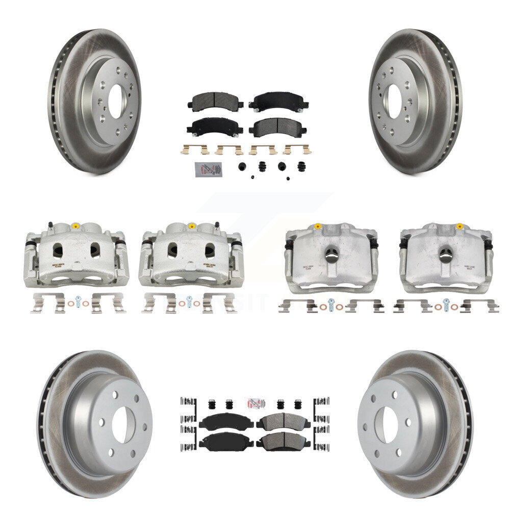 Transit Auto KCG-101682N Disc Brake Kit for 2009-2014 Chevrolet Express 1500, GMC Savana 1500 - Front and Rear product image