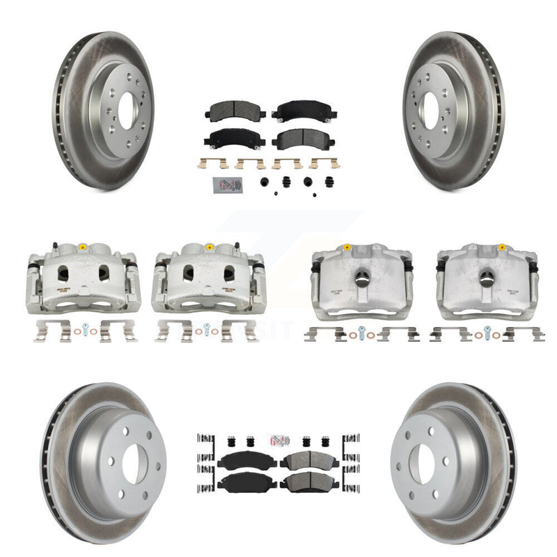 Transit Auto KCG-101682N Disc Brake Kit for 2009-2014 Chevrolet Express 1500, GMC Savana 1500 - Front and Rear product image