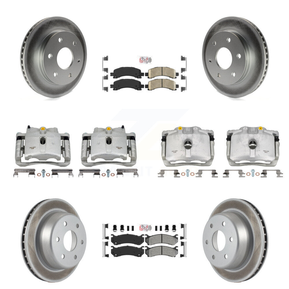 Transit Auto KCG-101684N Disc Brake Kit for 2002-2008 Cadillac Escalade, Chevrolet Avalanche 1500, Chevrolet Express 1500 & more - Front and Rear product image