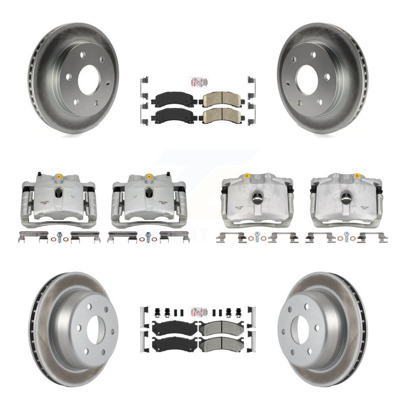 Transit Auto KCG-101684N Disc Brake Kit for 2002-2008 Cadillac Escalade, Chevrolet Avalanche 1500, Chevrolet Express 1500 & more - Front and Rear product image