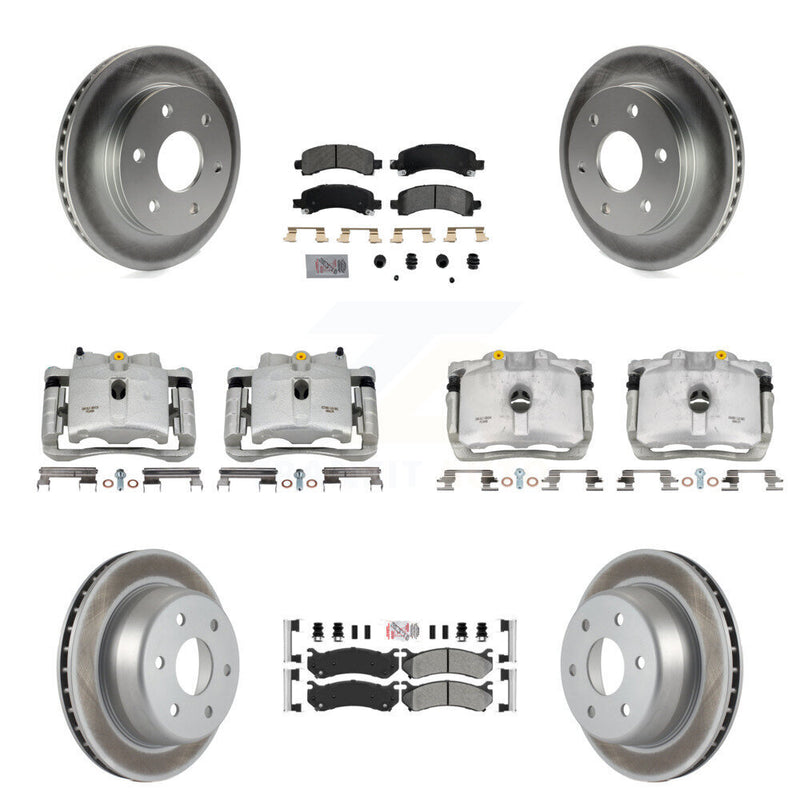 Transit Auto KCG-101686N Disc Brake Kit for 2002-2008 Cadillac Escalade, Chevrolet Avalanche 1500, Chevrolet Express 1500 & more - Front and Rear product image