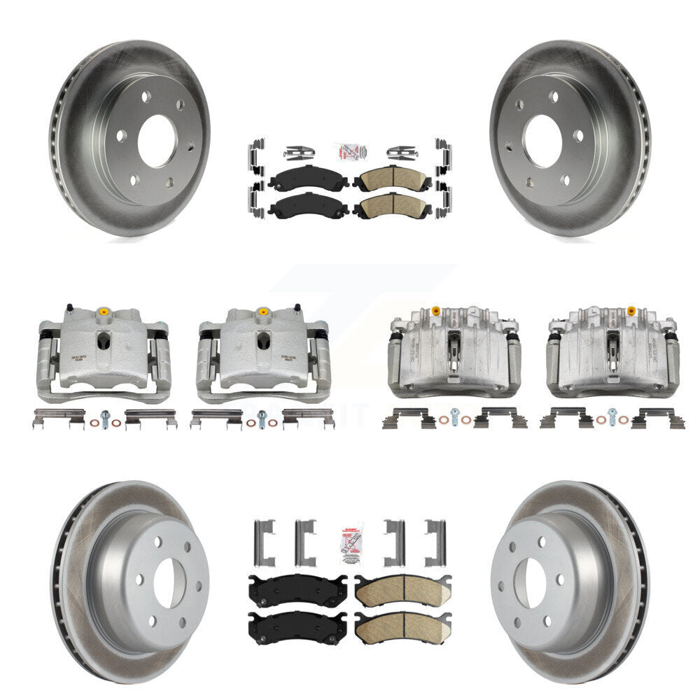 Transit Auto KCG-101687N Disc Brake Kit for 2000-2006 Chevrolet Silverado 1500, Cadillac Escalade, Cadillac Escalade ESV & more - Front and Rear product image