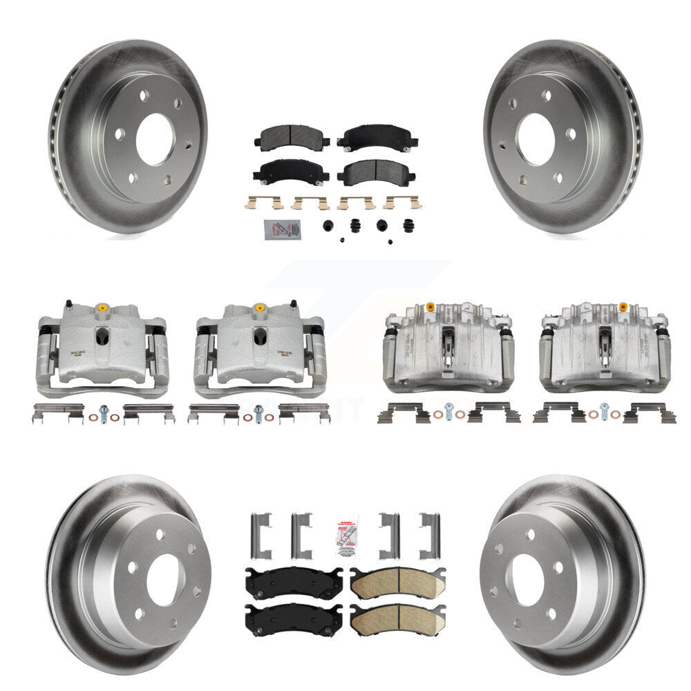 Transit Auto KCG-101691N Disc Brake Kit for 2002 Chevrolet Avalanche 1500 - Front and Rear product image