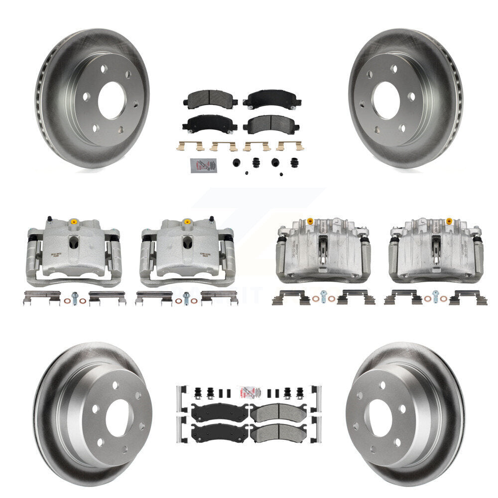 Transit Auto KCG-101692N Disc Brake Kit for 2002 Chevrolet Avalanche 1500 - Front and Rear product image