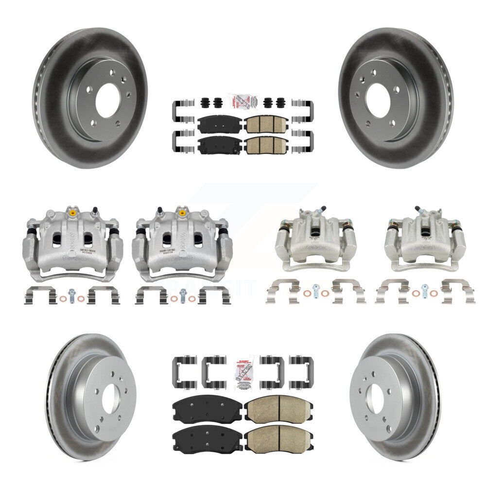 Transit Auto KCG-101697N Disc Brake Kit for 2007-2015 Chevrolet Captiva Sport, Saturn Vue, Chevrolet Equinox & more - Front and Rear product image