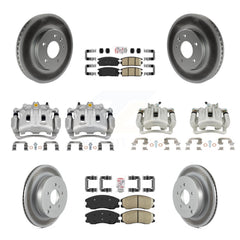 Transit Auto KCG-101697N Disc Brake Kit for 2007-2015 Chevrolet Captiva Sport, Saturn Vue, Chevrolet Equinox & more - Front and Rear product image