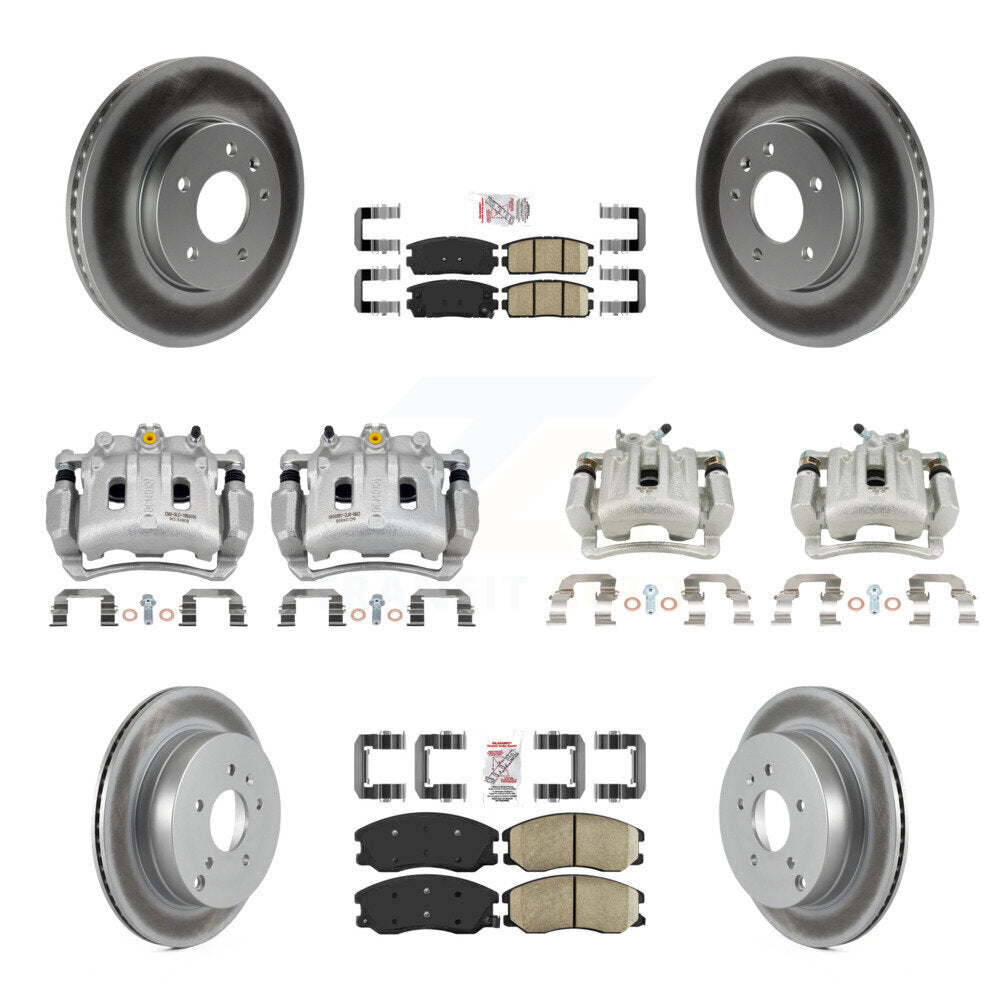 Transit Auto KCG-101699N Disc Brake Kit for 2007-2015 Chevrolet Captiva Sport, Saturn Vue, Chevrolet Equinox & more - Front and Rear product image