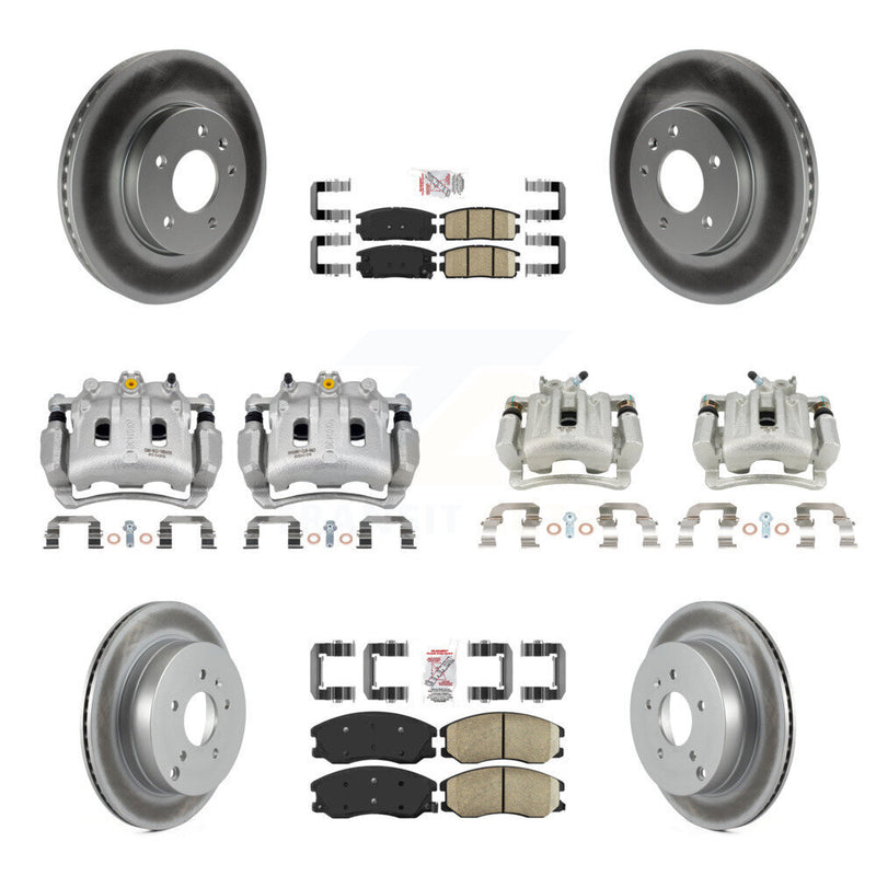 Transit Auto KCG-101699N Disc Brake Kit for 2007-2015 Chevrolet Captiva Sport, Saturn Vue, Chevrolet Equinox & more - Front and Rear product image