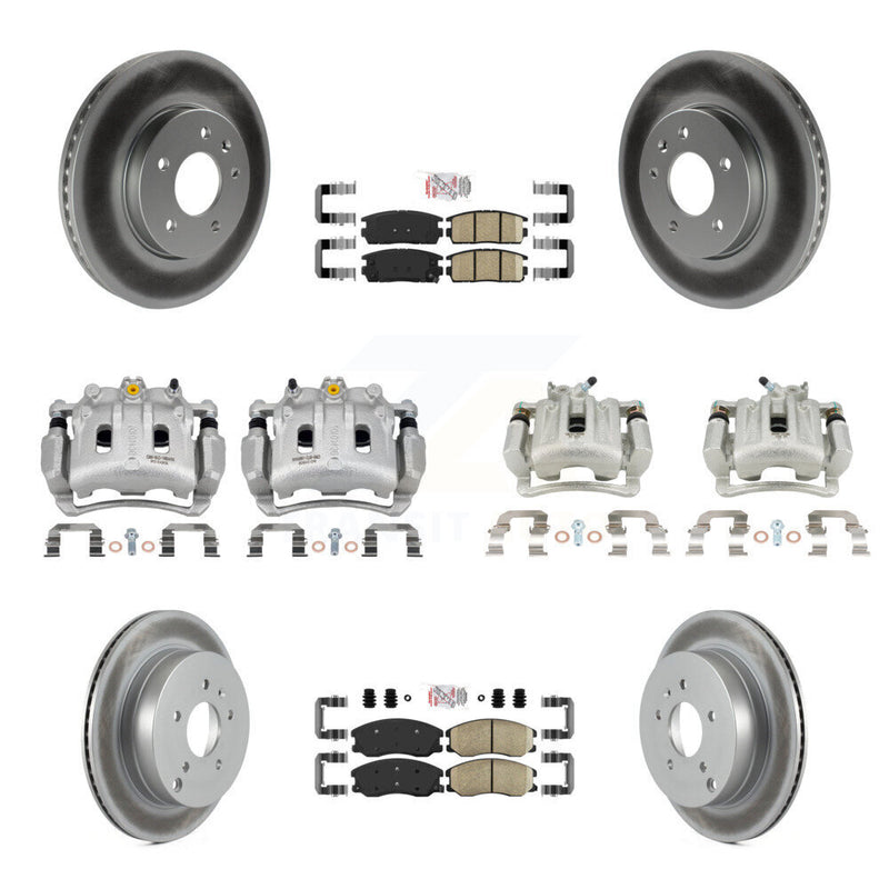 Transit Auto KCG-101700N Disc Brake Kit for 2007-2015 Chevrolet Captiva Sport, Saturn Vue, Chevrolet Equinox & more - Front and Rear product image