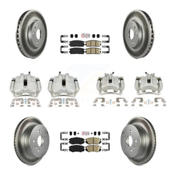 Transit Auto KCG-101702N Disc Brake Kit for 2010-2017 Chevrolet Equinox, GMC Terrain - Front and Rear product image