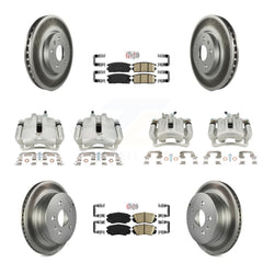 Transit Auto KCG-101703N Disc Brake Kit for 2010-2017 Chevrolet Equinox, GMC Terrain - Front and Rear product image
