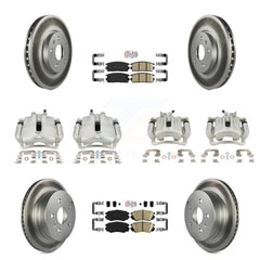Transit Auto KCG-101704N Disc Brake Kit for 2010-2017 Chevrolet Equinox, GMC Terrain - Front and Rear product image