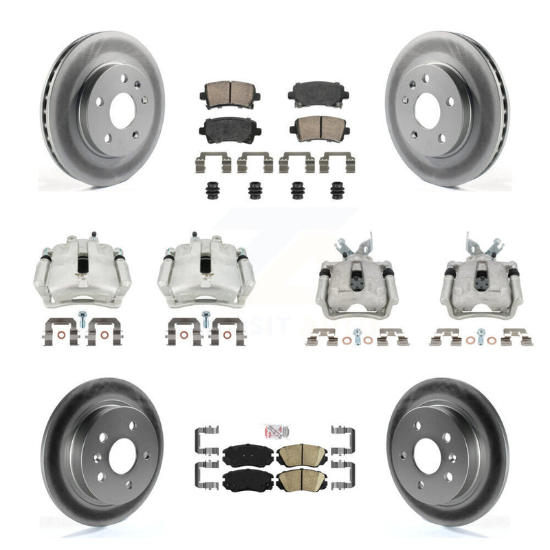 Transit Auto KCG-101711N Disc Brake Kit for 2013 Chevrolet Malibu - Front and Rear product image