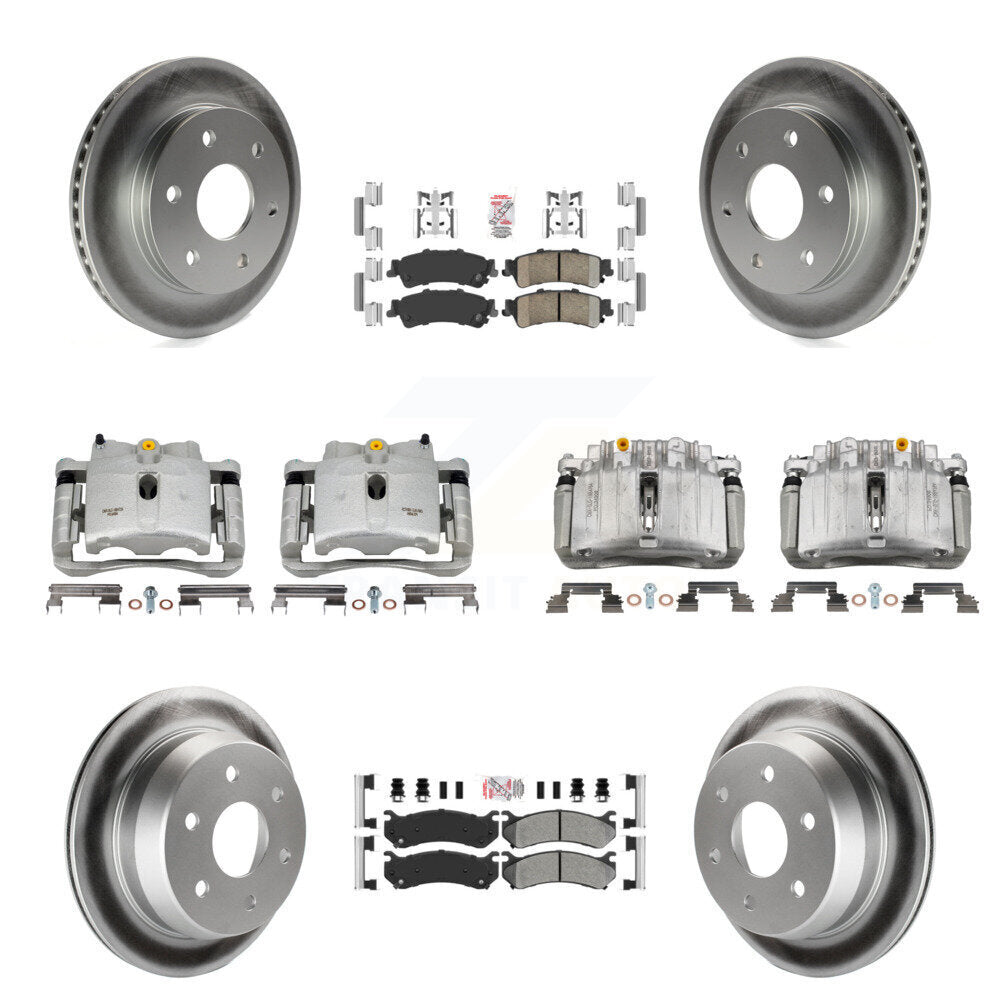 Transit Auto KCG-101715N Disc Brake Kit for 2007 Chevrolet Silverado 1500 Classic, GMC Sierra 1500 Classic - Front and Rear product image
