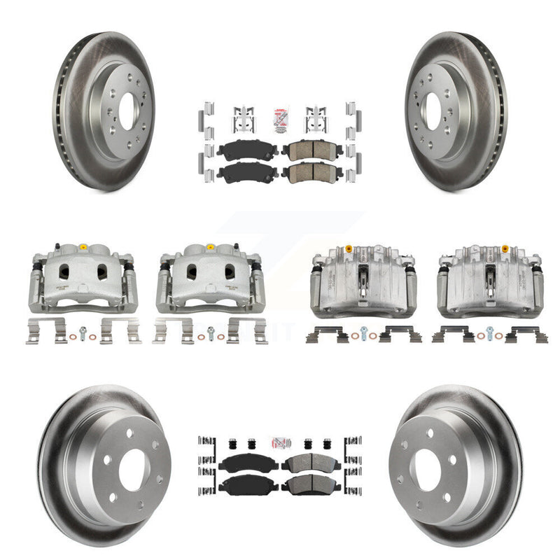 Transit Auto KCG-101717N Disc Brake Kit for 2007 Chevrolet Silverado 1500 Classic - Front and Rear product image