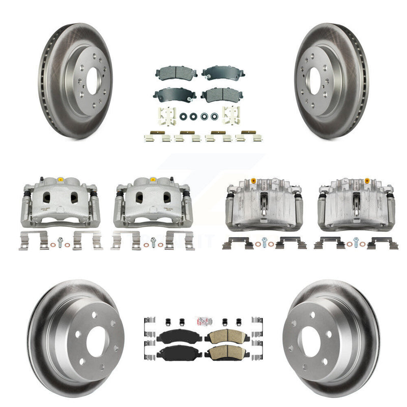 Transit Auto KCG-101718N Disc Brake Kit for 2007 Chevrolet Silverado 1500 Classic - Front and Rear product image