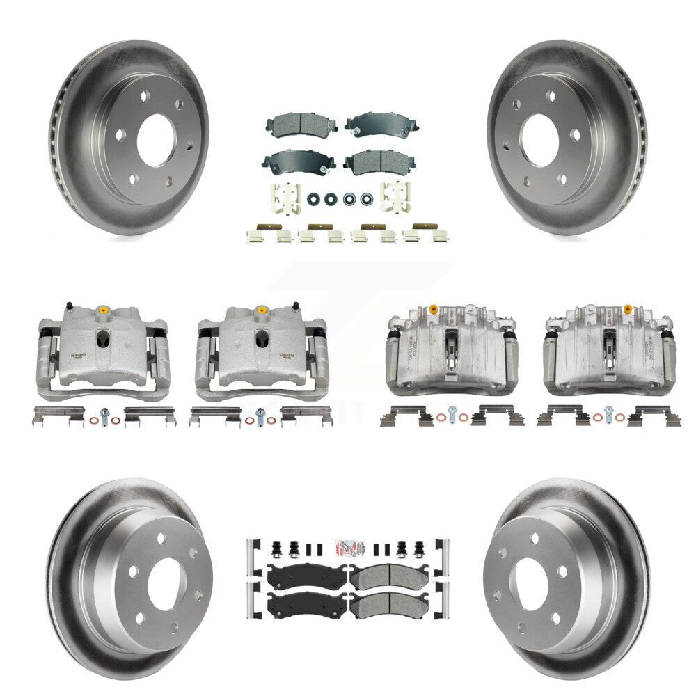 Transit Auto KCG-101720N Disc Brake Kit for 2007 Chevrolet Silverado 1500 Classic, GMC Sierra 1500 Classic - Front and Rear product image