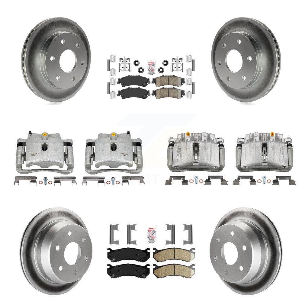 Transit Auto KCG-101724N Disc Brake Kit for 2007 Chevrolet Silverado 1500 Classic, GMC Sierra 1500 Classic - Front and Rear product image