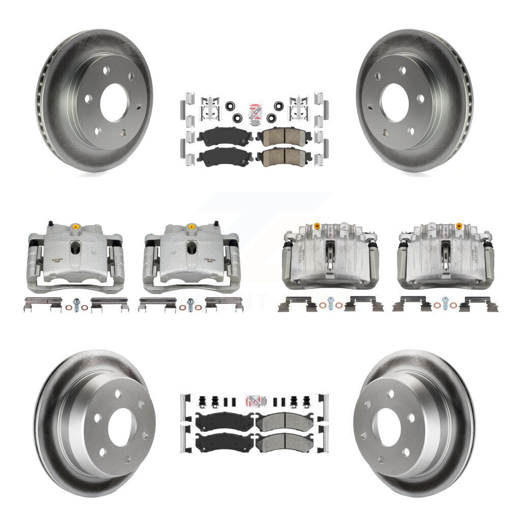 Transit Auto KCG-101725N Disc Brake Kit for 2007 Chevrolet Silverado 1500 Classic, GMC Sierra 1500 Classic - Front and Rear product image