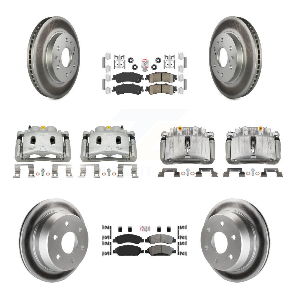 Transit Auto KCG-101727N Disc Brake Kit for 2007 Chevrolet Silverado 1500 Classic - Front and Rear product image