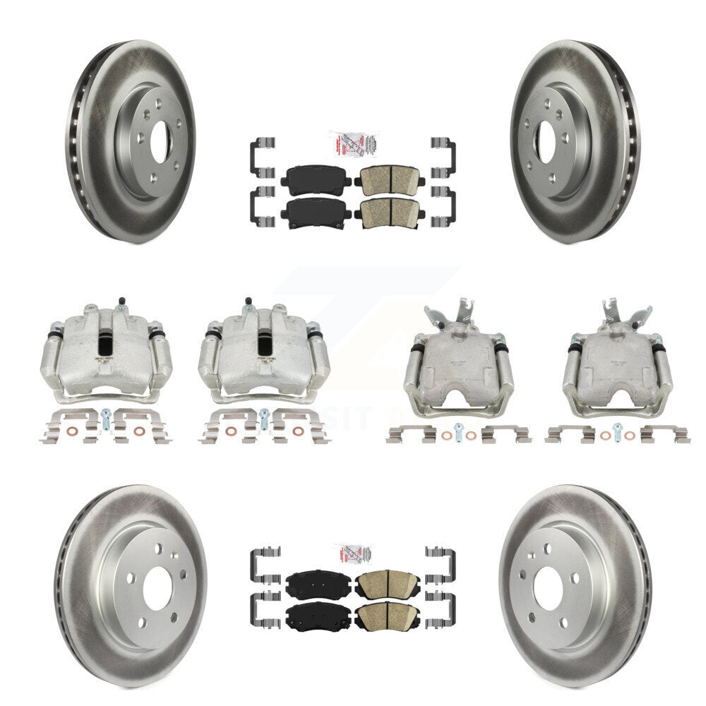 Transit Auto KCG-101734N Disc Brake Kit for 2014-2015 Chevrolet Malibu - Front and Rear product image
