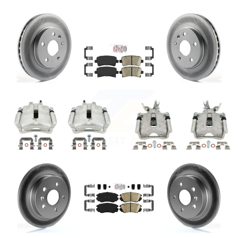 Transit Auto KCG-101739N Disc Brake Kit for 2014-2016 Chevrolet Malibu Limited, Chevrolet Malibu - Front and Rear product image