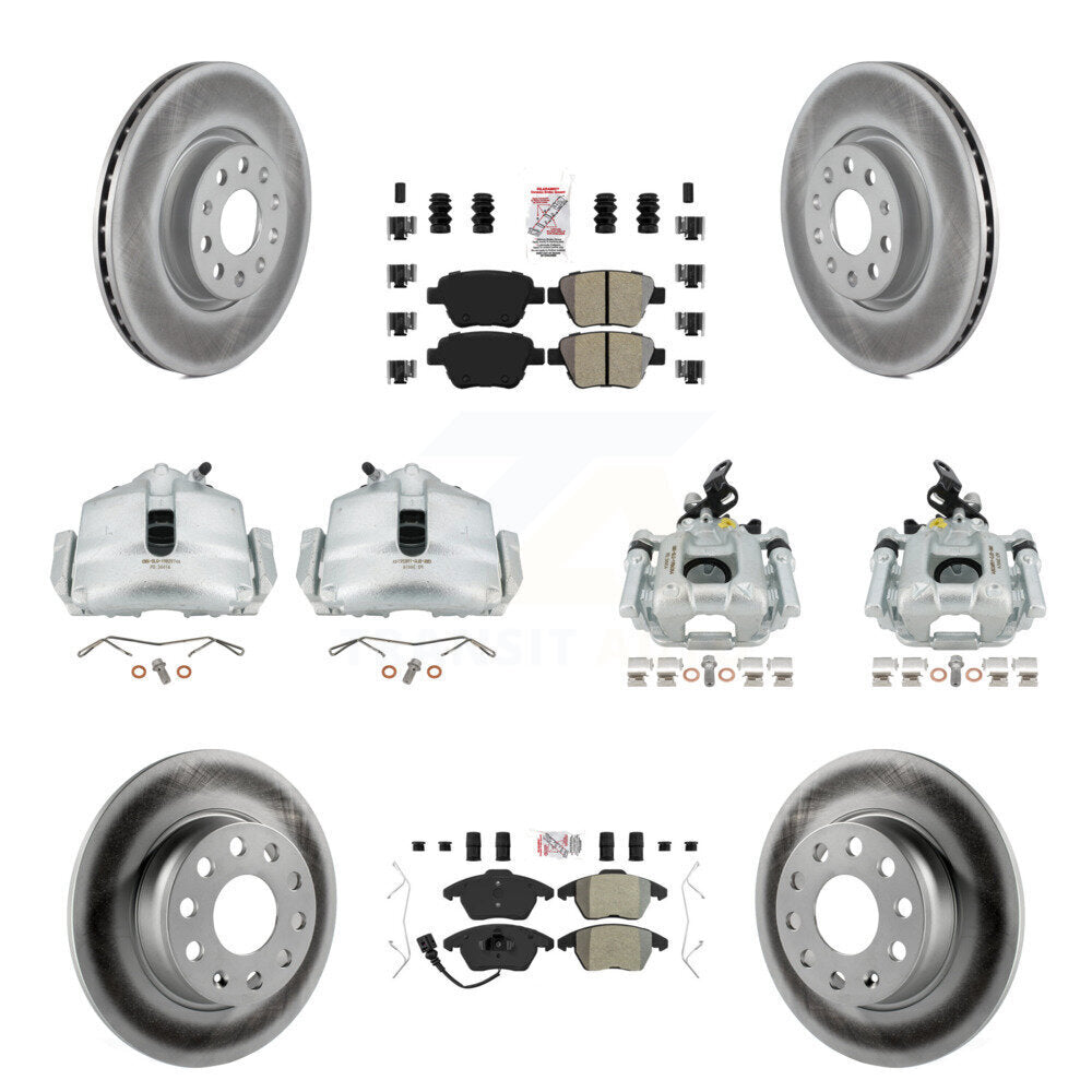 Transit Auto KCG-101751N Disc Brake Kit for 2012-2014 Volkswagen GTI - Front and Rear product image
