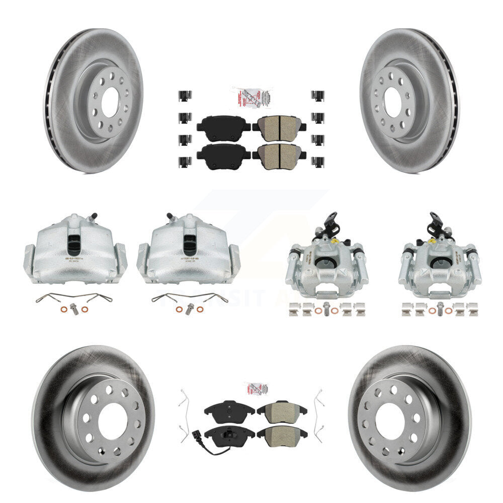 Transit Auto KCG-101752N Disc Brake Kit for 2012-2014 Volkswagen GTI - Front and Rear product image