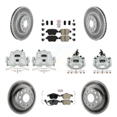 Transit Auto KCG-101758N Disc Brake Kit for 2012-2014 Volkswagen Passat - Front and Rear product image