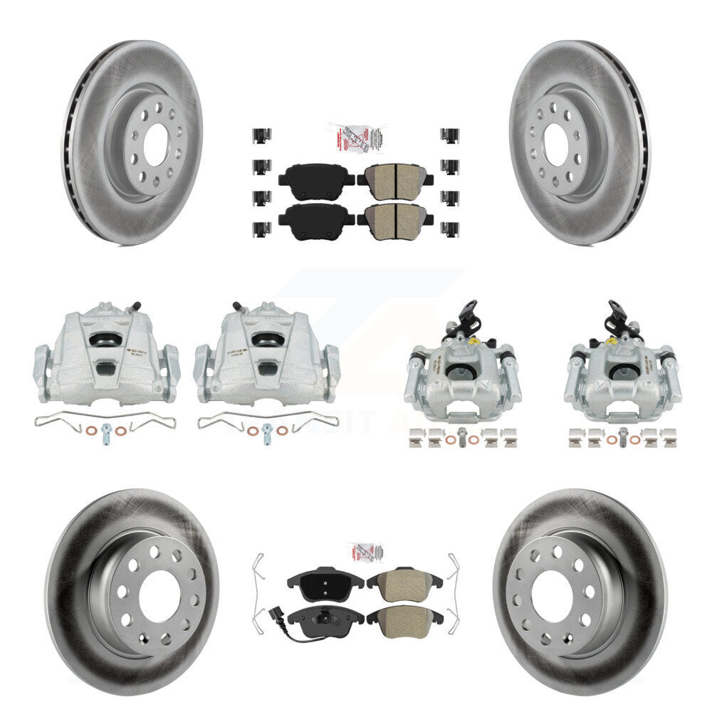 Transit Auto KCG-101759N Disc Brake Kit for 2012-2014 Volkswagen Passat - Front and Rear product image