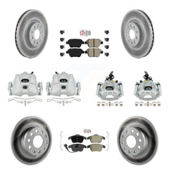 Transit Auto KCG-101759N Disc Brake Kit for 2012-2014 Volkswagen Passat - Front and Rear product image