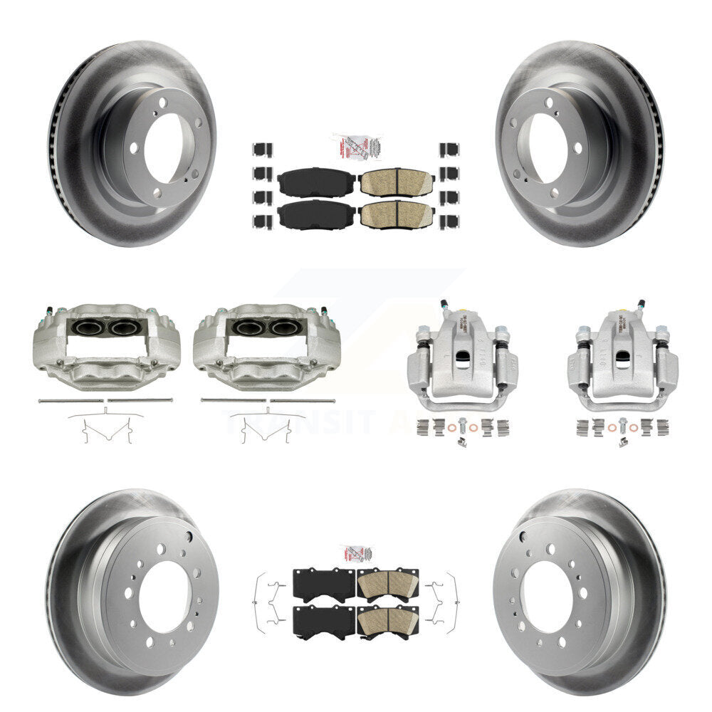 Transit Auto KCG-101760N Disc Brake Kit for 2007-2016 Toyota Sequoia, Toyota Tundra - Front and Rear product image