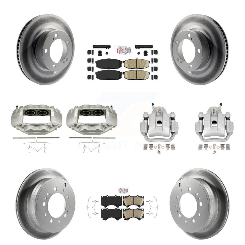 Transit Auto KCG-101762N Disc Brake Kit for 2007-2016 Toyota Sequoia, Toyota Tundra - Front and Rear product image