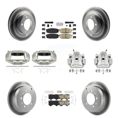 Transit Auto KCG-101763N Disc Brake Kit for 2007-2016 Toyota Sequoia, Toyota Tundra - Front and Rear product image
