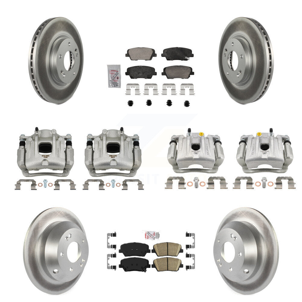 Transit Auto KCG-101770N Disc Brake Kit for 2010-2013 Kia Sorento, Hyundai Santa Fe - Front and Rear product image