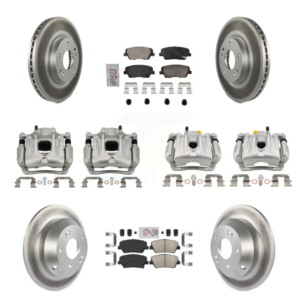 Transit Auto KCG-101771N Disc Brake Kit for 2010-2013 Kia Sorento, Hyundai Santa Fe - Front and Rear product image
