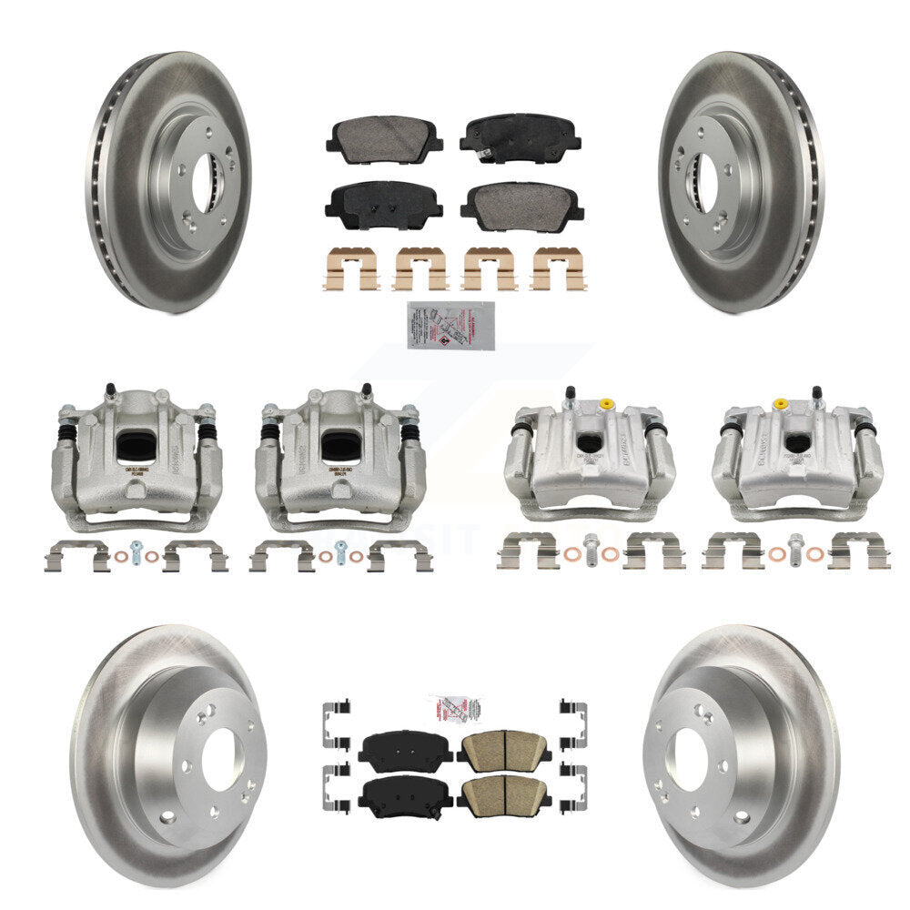 Transit Auto KCG-101774N Disc Brake Kit for 2010-2013 Kia Sorento, Hyundai Santa Fe - Front and Rear product image