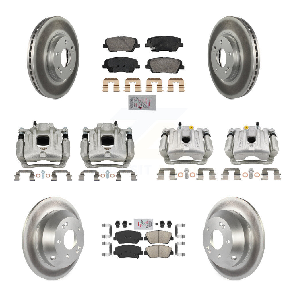 Transit Auto KCG-101775N Disc Brake Kit for 2010-2013 Kia Sorento, Hyundai Santa Fe - Front and Rear product image