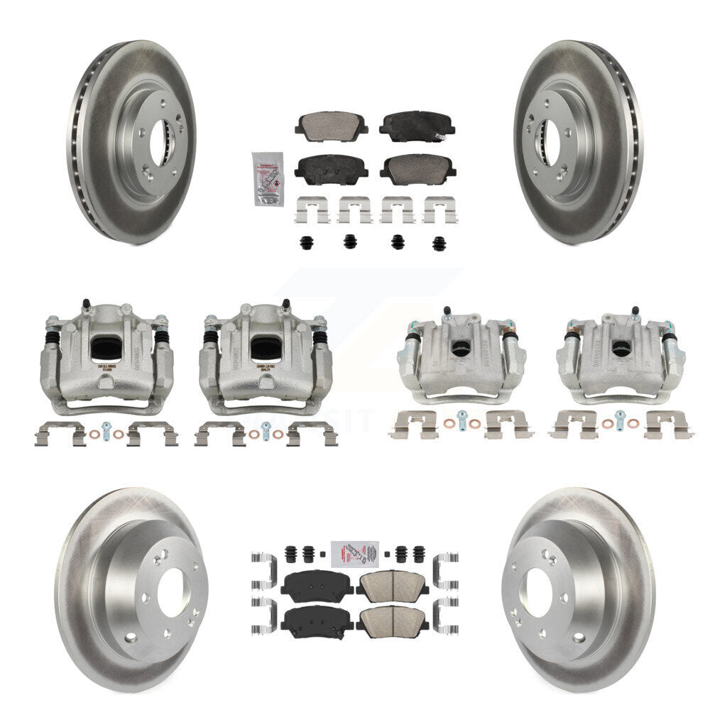 Transit Auto KCG-101779N Disc Brake Kit for 2010-2013 Kia Sorento, Hyundai Santa Fe - Front and Rear product image