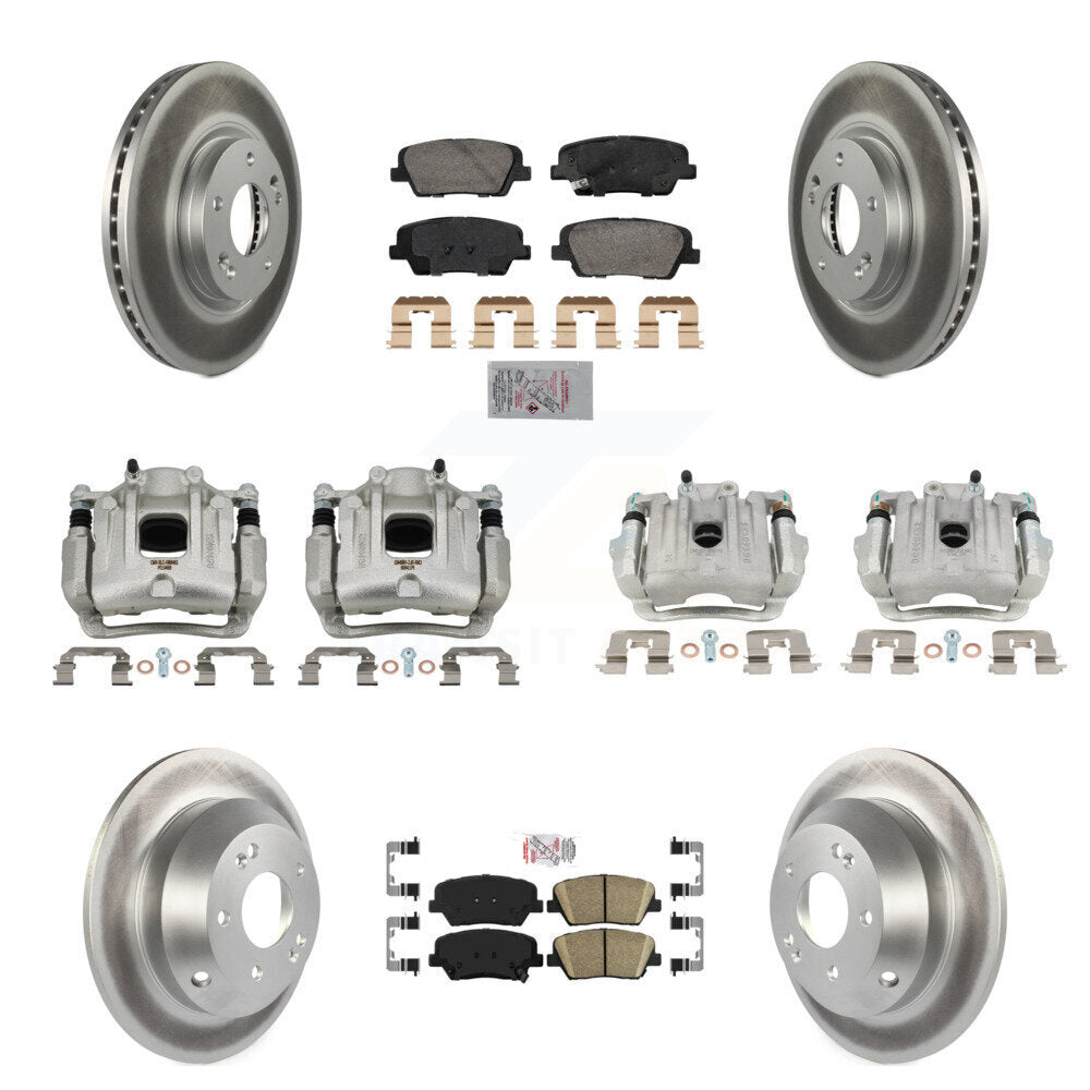 Transit Auto KCG-101782N Disc Brake Kit for 2010-2013 Kia Sorento, Hyundai Santa Fe - Front and Rear product image