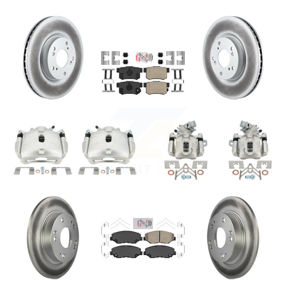 Transit Auto KCG-101792N Disc Brake Kit for 2012-2015 Acura ILX, Honda Civic - Front and Rear product image