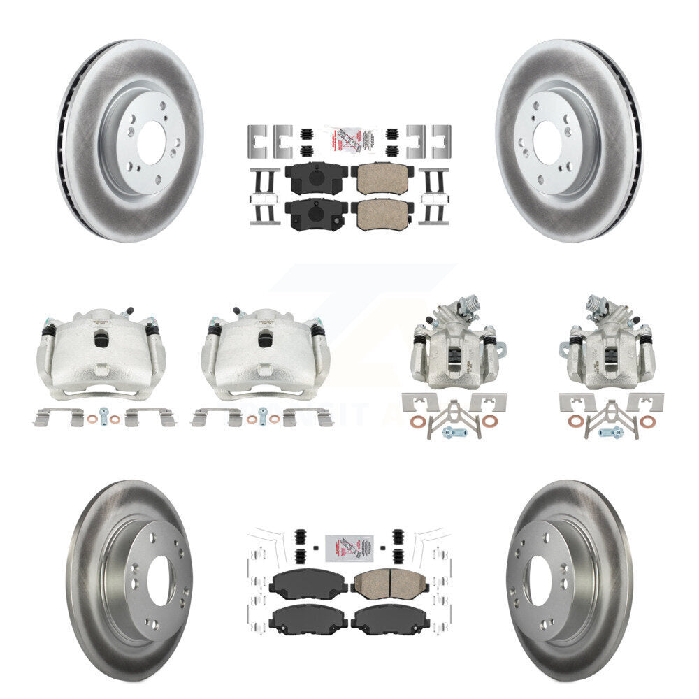 Transit Auto KCG-101793N Disc Brake Kit for 2012-2015 Acura ILX, Honda Civic - Front and Rear product image