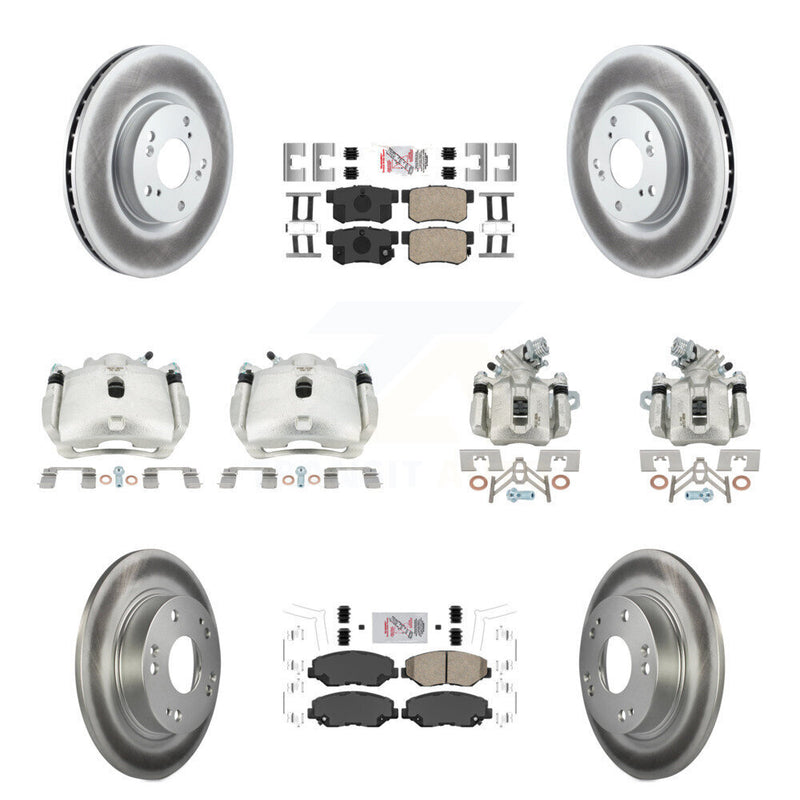 Transit Auto KCG-101793N Disc Brake Kit for 2012-2015 Acura ILX, Honda Civic - Front and Rear product image