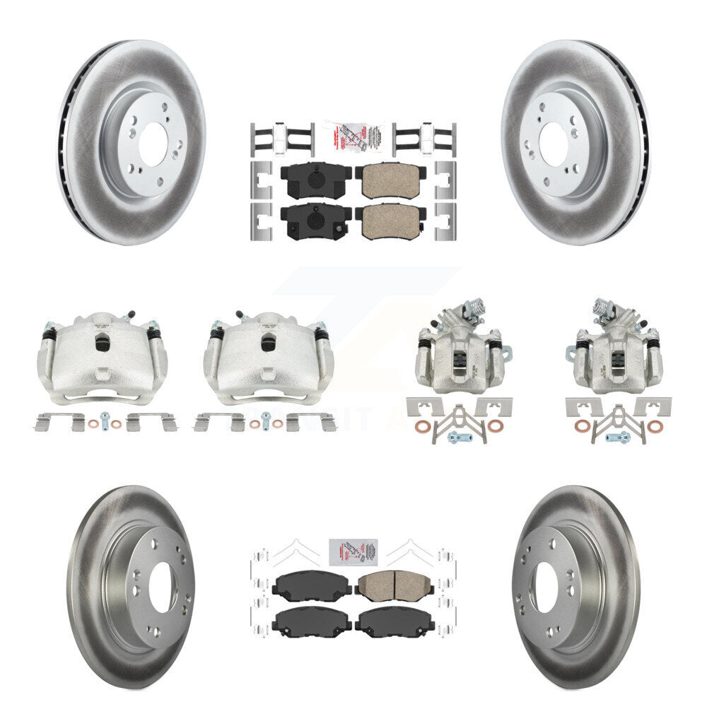 Transit Auto KCG-101794N Disc Brake Kit for 2012-2015 Acura ILX, Honda Civic - Front and Rear product image