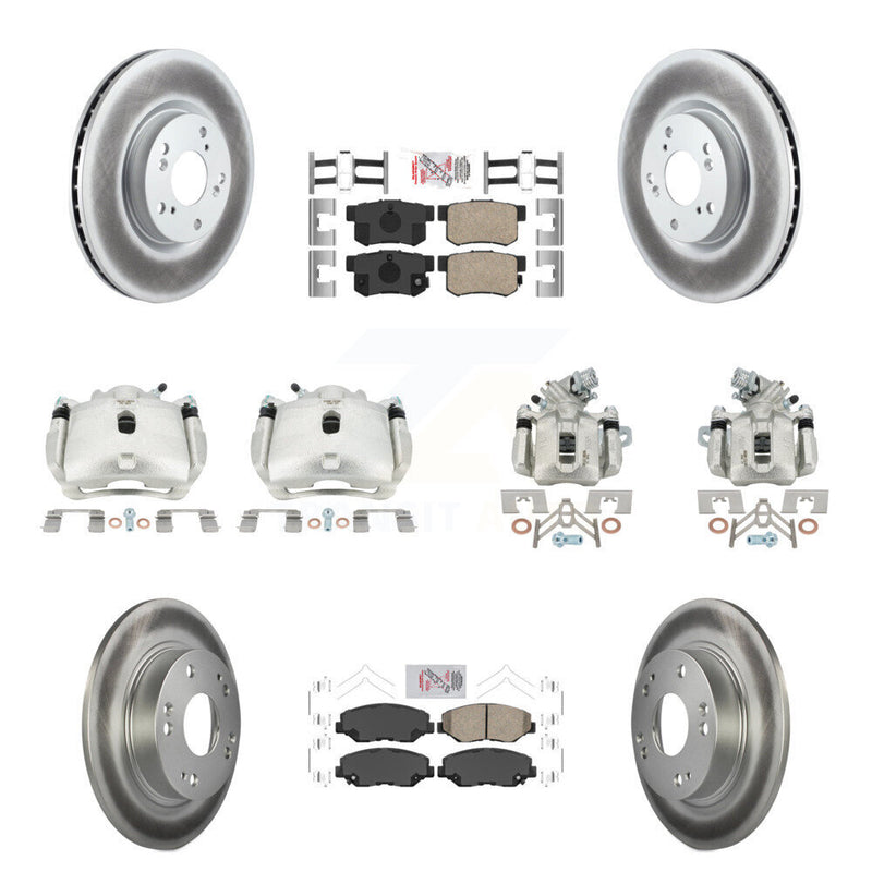 Transit Auto KCG-101794N Disc Brake Kit for 2012-2015 Acura ILX, Honda Civic - Front and Rear product image